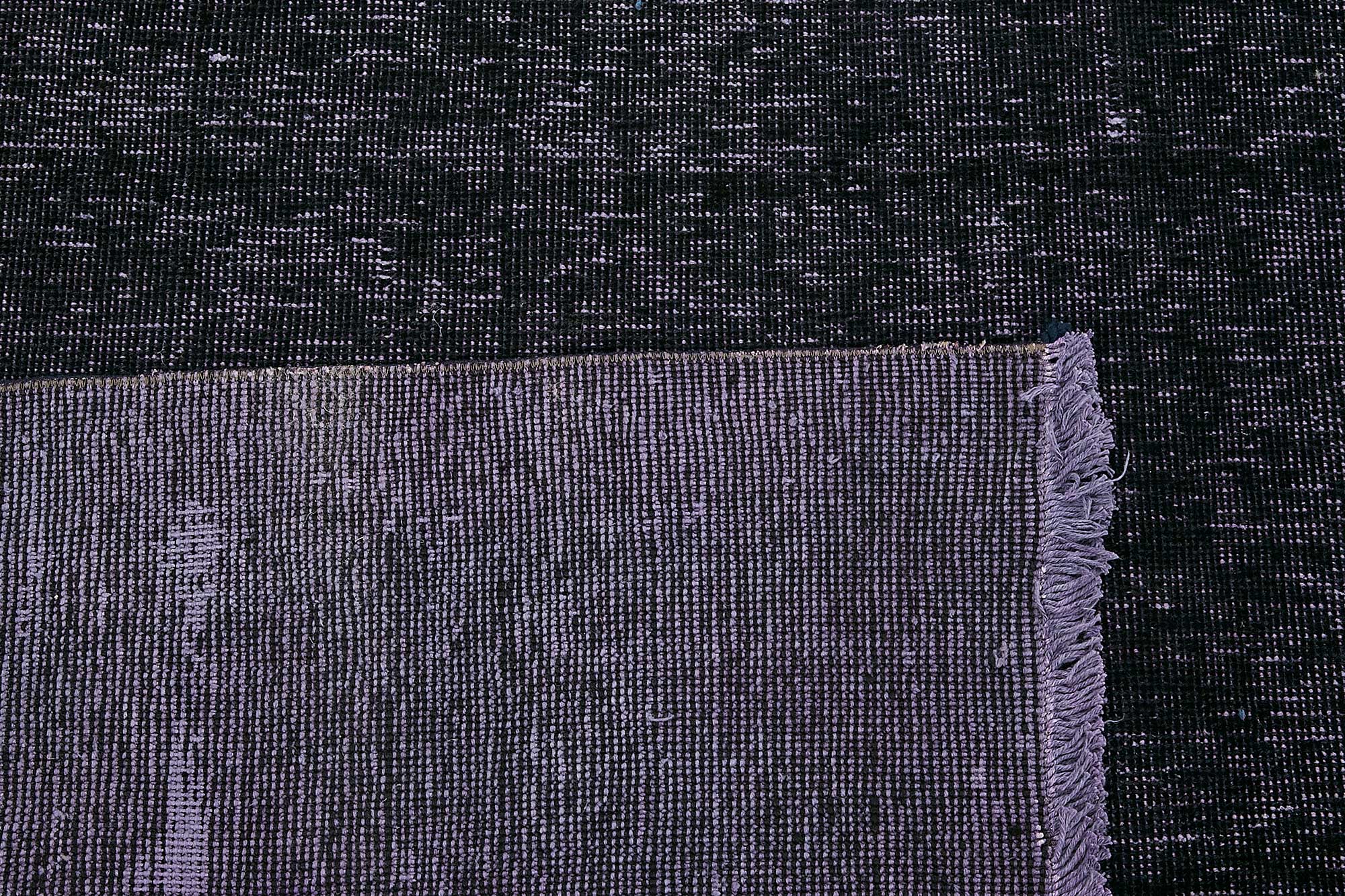 9x12 Black Overdyed Area Rug - 49481