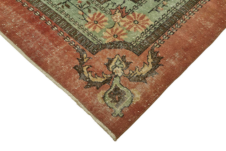 8x10 Hand-Knotted Turkish Vintage Rug - 49485