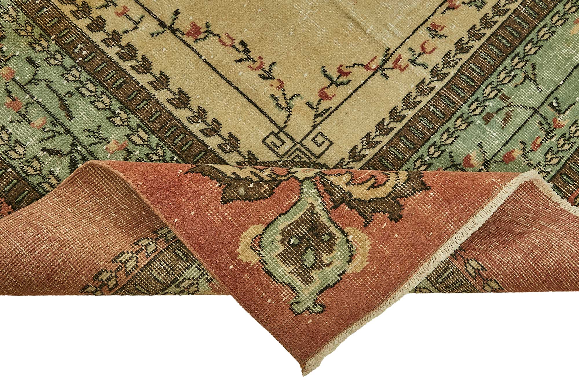 8x10 Hand-Knotted Turkish Vintage Rug - 49485