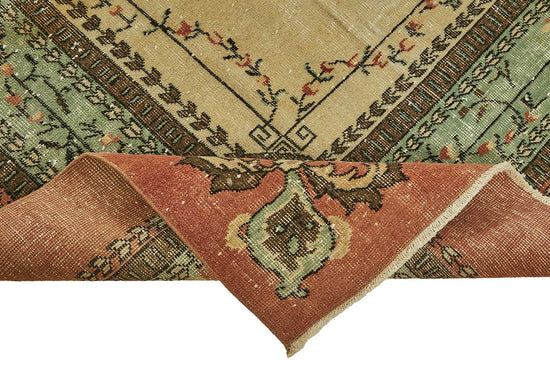 8x10 Hand-Knotted Turkish Vintage Rug - 49485