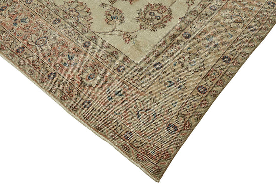 7x10 Hand-Knotted Turkish Vintage Rug - 49617