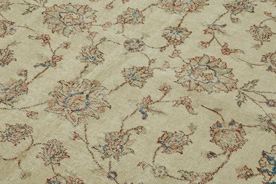 7x10 Hand-Knotted Turkish Vintage Rug - 49617