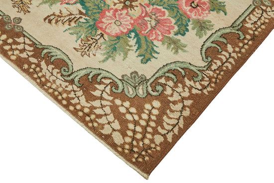 7x10 Hand-Knotted Turkish Vintage Rug - 49648