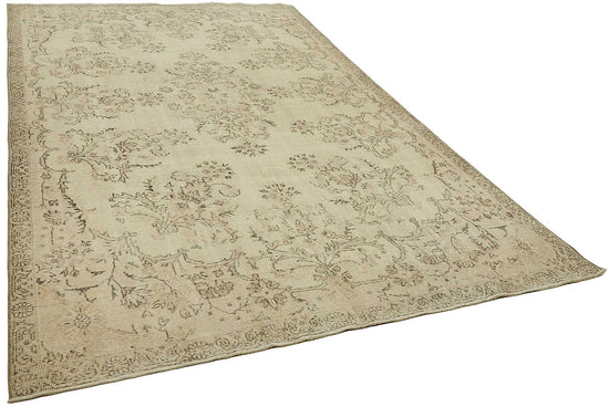 7x11 Hand-Knotted Turkish Vintage Rug - 49650
