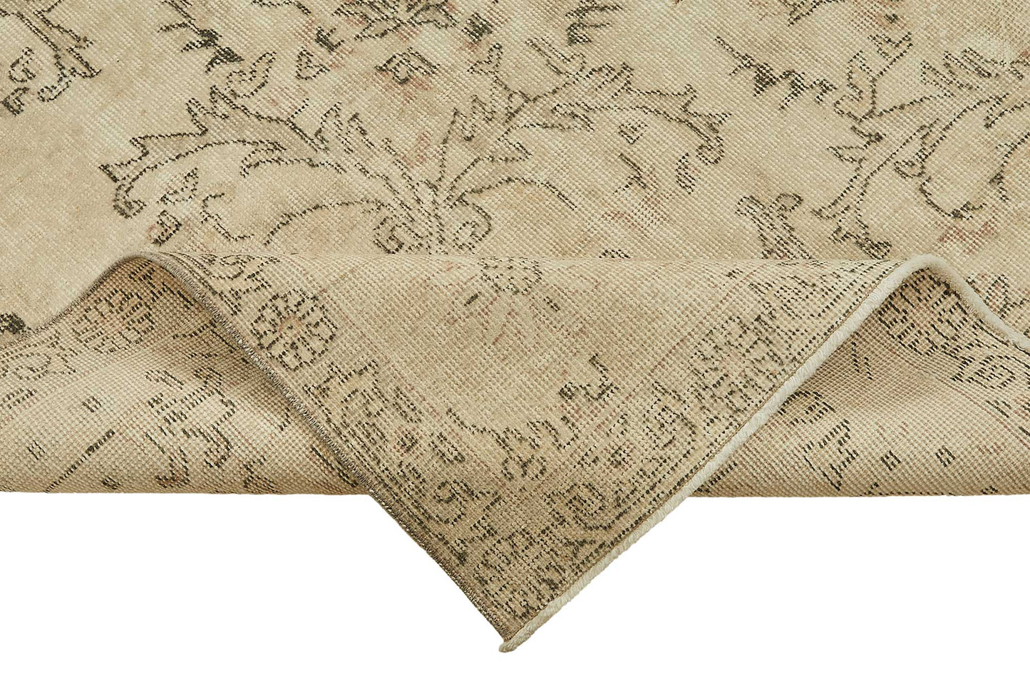 7x11 Hand-Knotted Turkish Vintage Rug - 49650