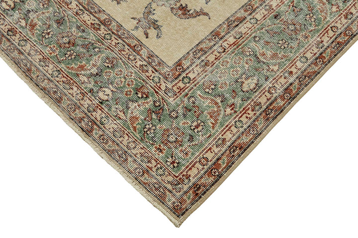 7x11 Hand-Knotted Turkish Vintage Rug - 49653