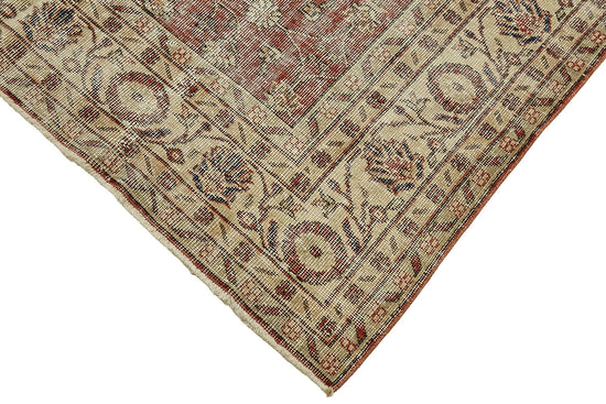 7x10 Hand-Knotted Turkish Vintage Rug - 49658