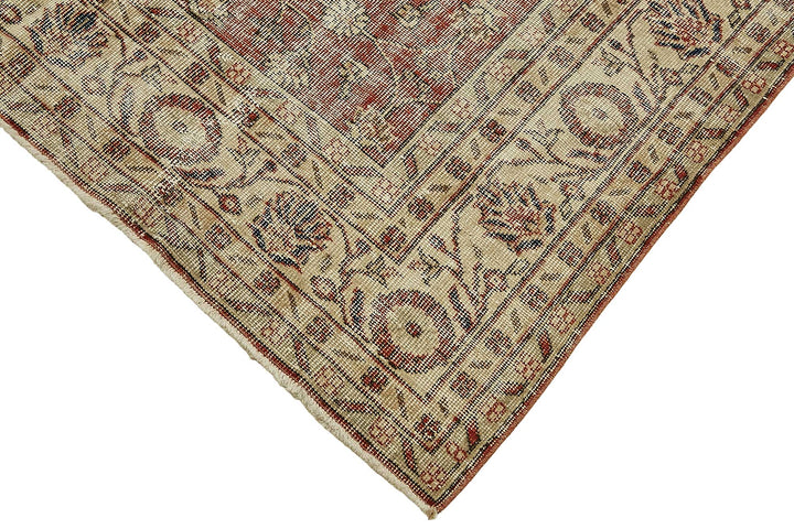 7x10 Hand-Knotted Turkish Vintage Rug - 49658