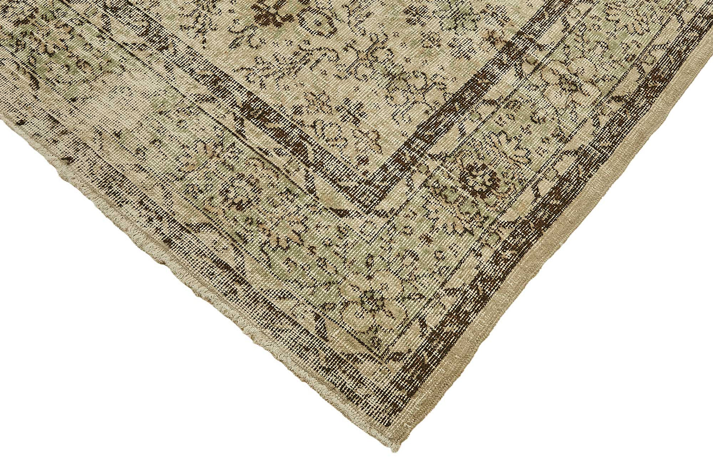 7x10 Hand-Knotted Turkish Vintage Rug - 49660