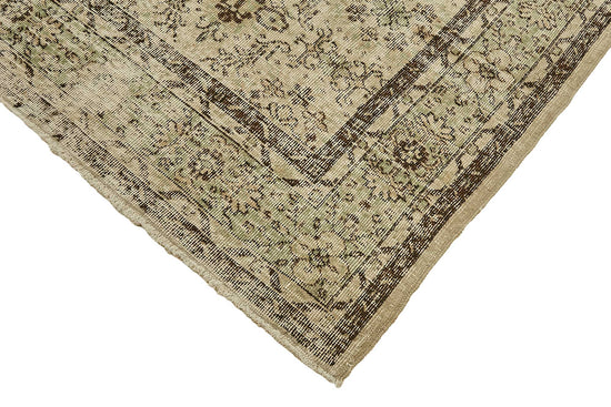 7x10 Hand-Knotted Turkish Vintage Rug - 49660