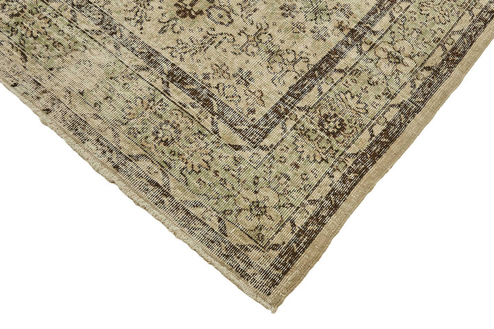 7x10 Hand-Knotted Turkish Vintage Rug - 49660