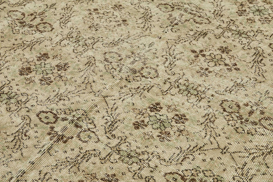 7x10 Hand-Knotted Turkish Vintage Rug - 49660