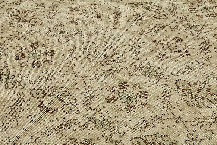 7x10 Hand-Knotted Turkish Vintage Rug - 49660