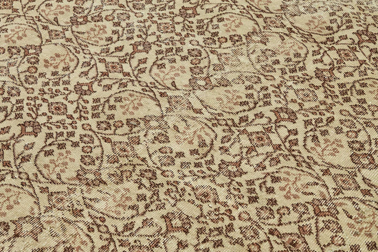 7x10 Hand-Knotted Turkish Vintage Rug - 49662
