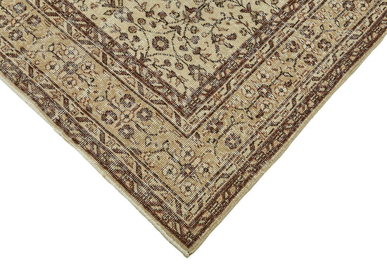 7x10 Hand-Knotted Turkish Vintage Rug - 49663