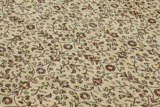 7x10 Hand-Knotted Turkish Vintage Rug - 49663