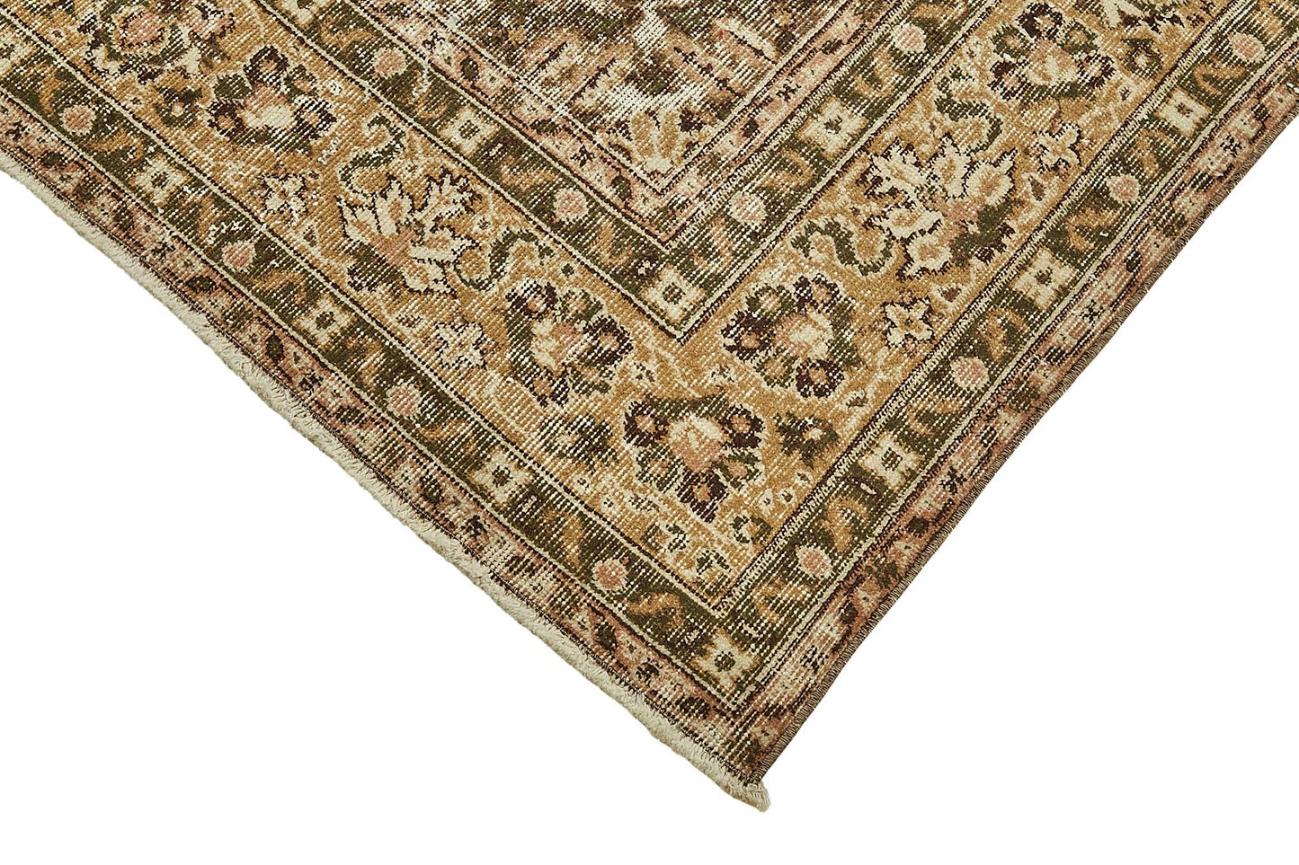 7x10 Hand-Knotted Turkish Vintage Rug - 49664