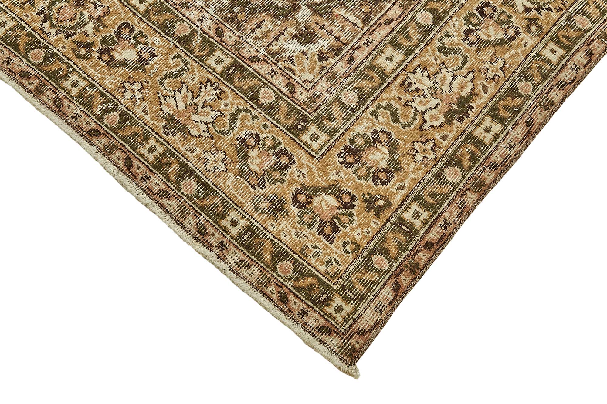 7x10 Hand-Knotted Turkish Vintage Rug - 49664