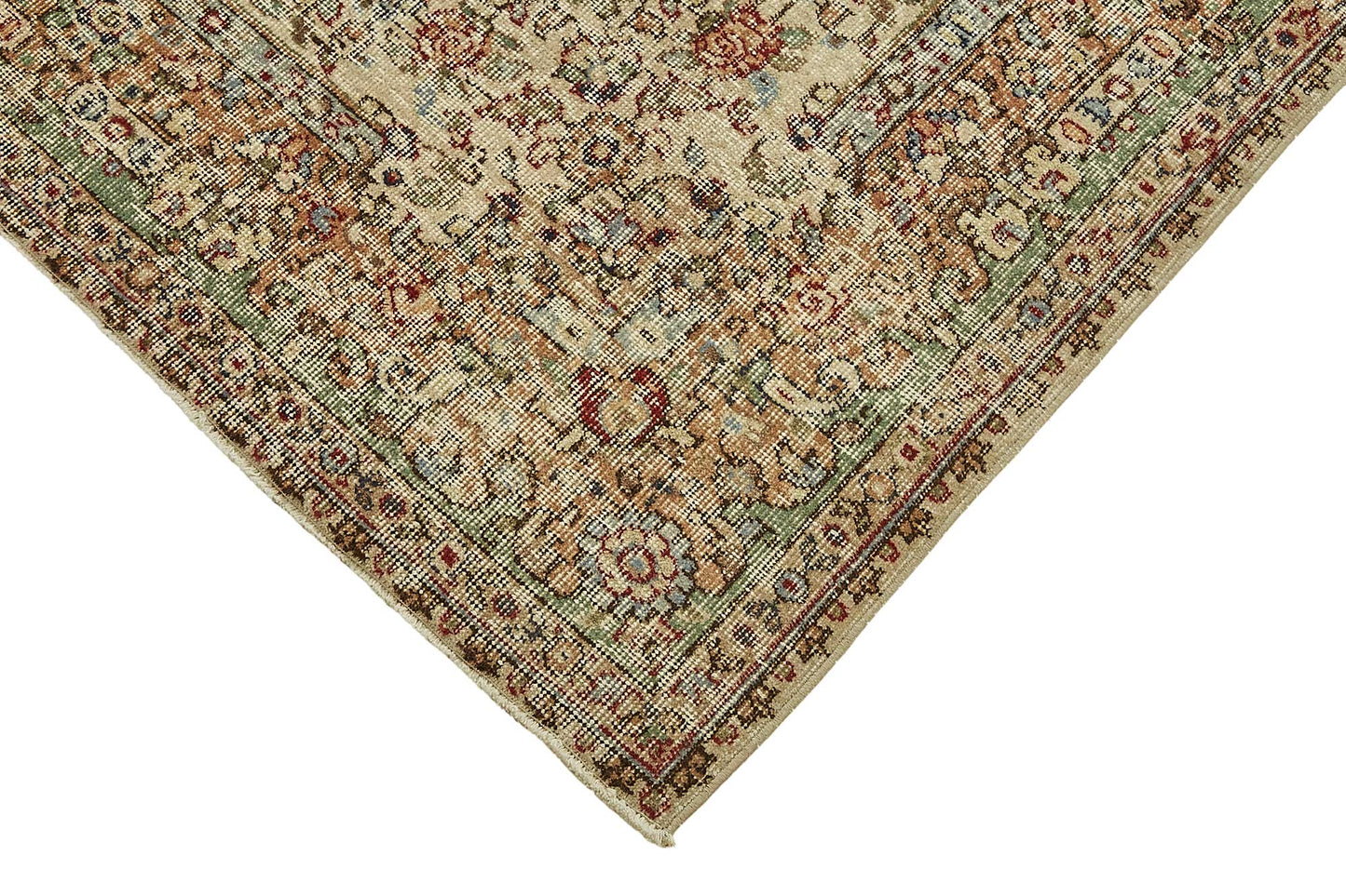 7x11 Hand-Knotted Turkish Vintage Rug - 49665
