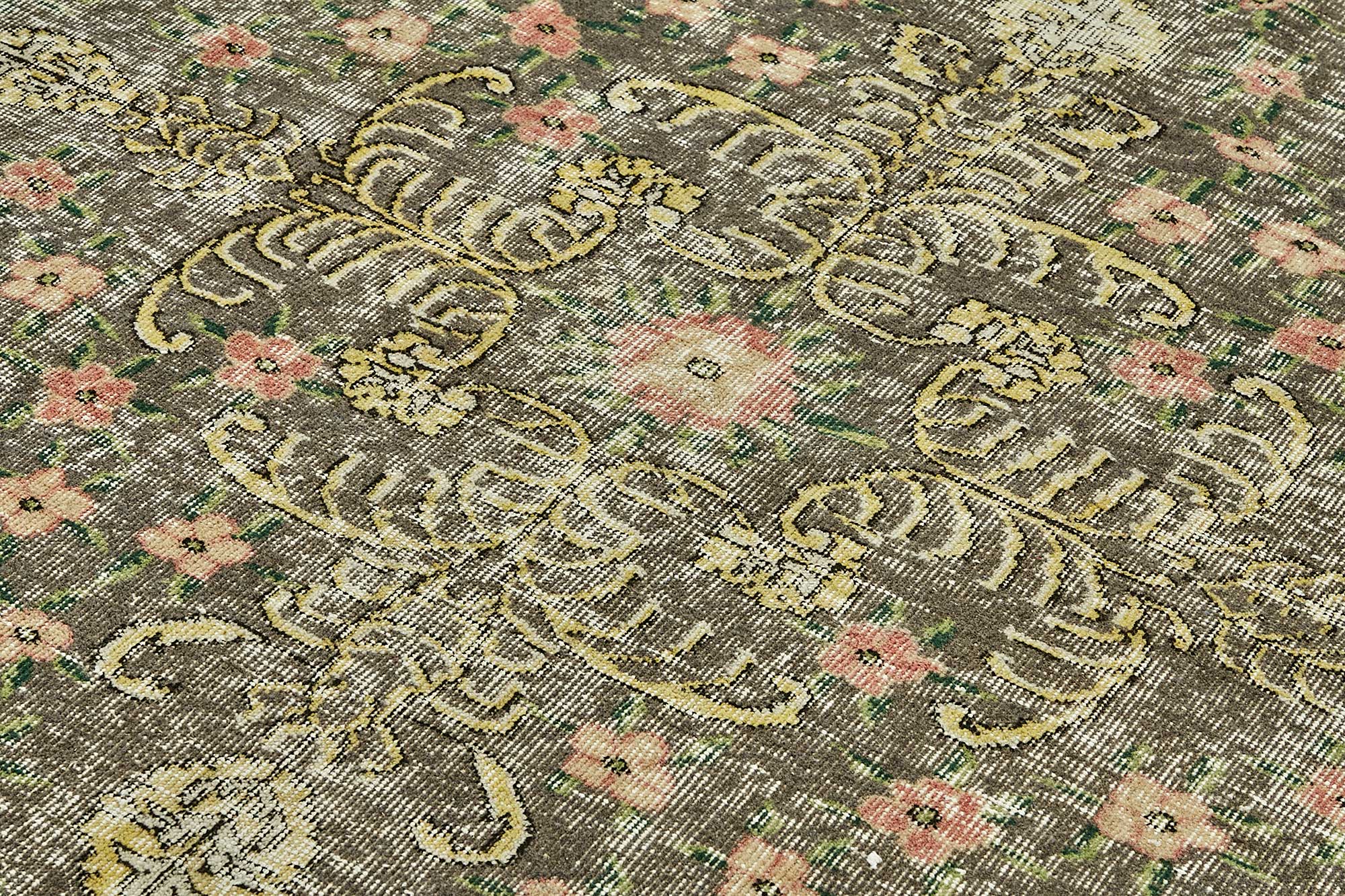 7x10 Hand-Knotted Turkish Vintage Rug - 49666