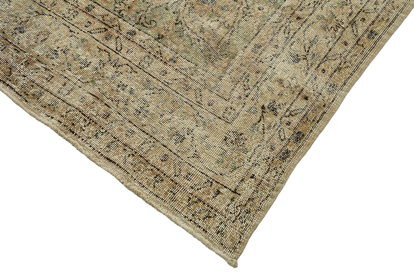 7x11 Hand-Knotted Turkish Vintage Rug - 49668
