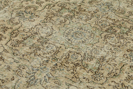 7x11 Hand-Knotted Turkish Vintage Rug - 49668
