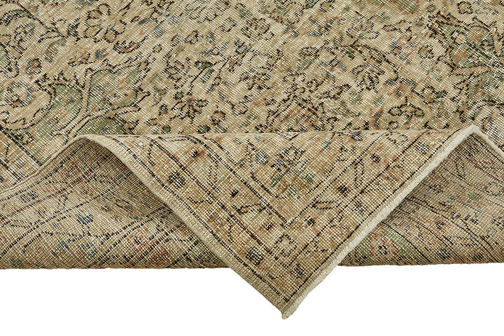 7x11 Hand-Knotted Turkish Vintage Rug - 49668