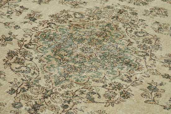 7x10 Hand-Knotted Turkish Vintage Rug - 49669