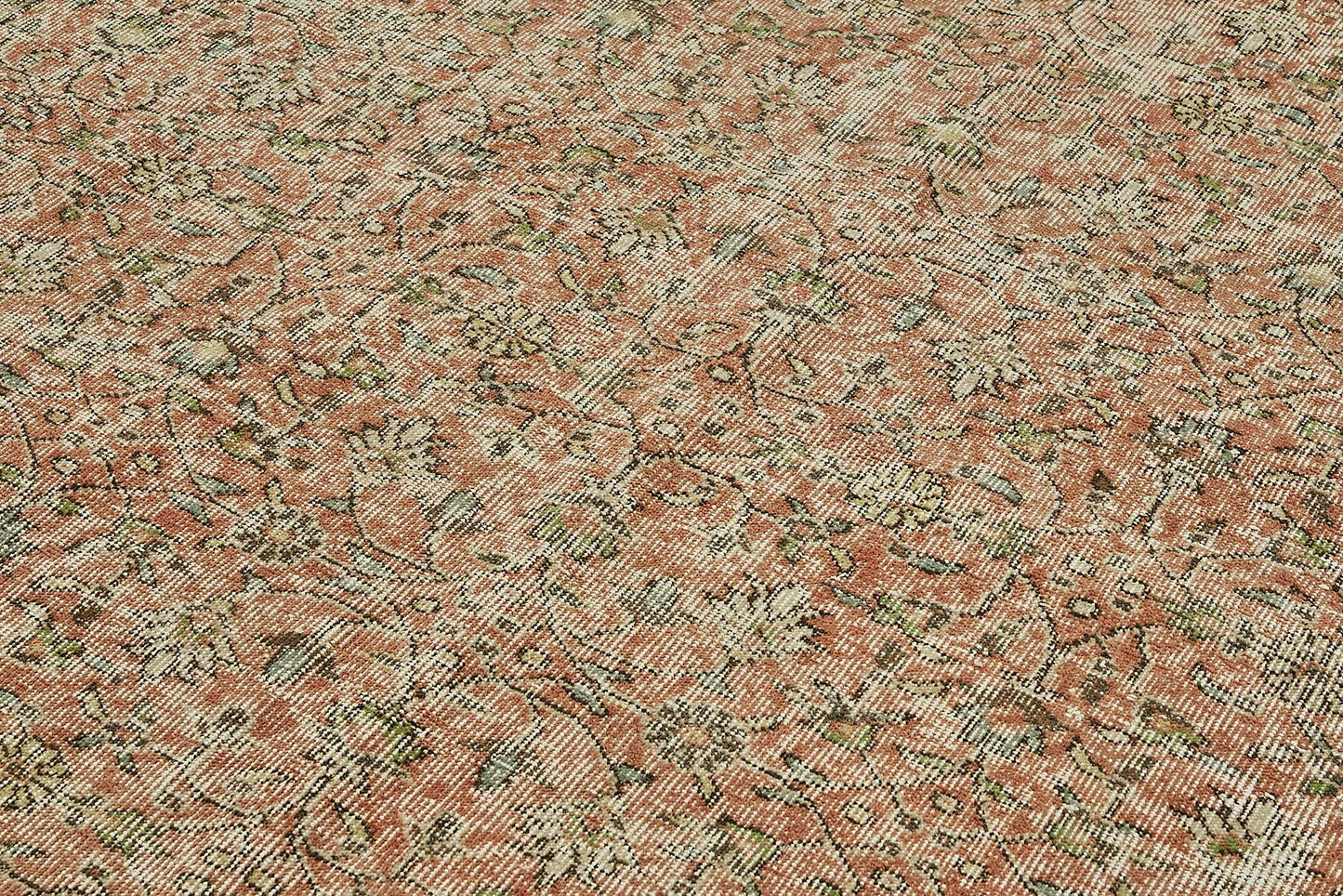 7x10 Hand-Knotted Turkish Vintage Rug - 49670