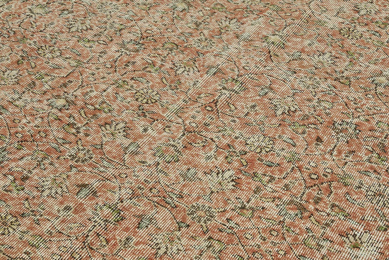7x10 Hand-Knotted Turkish Vintage Rug - 49670
