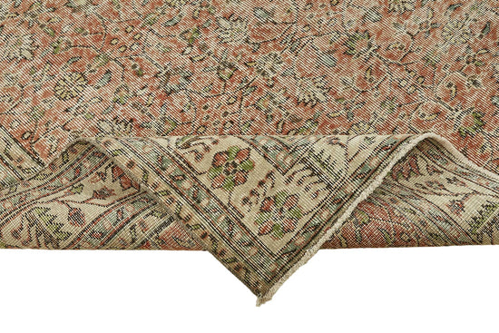 7x10 Hand-Knotted Turkish Vintage Rug - 49670