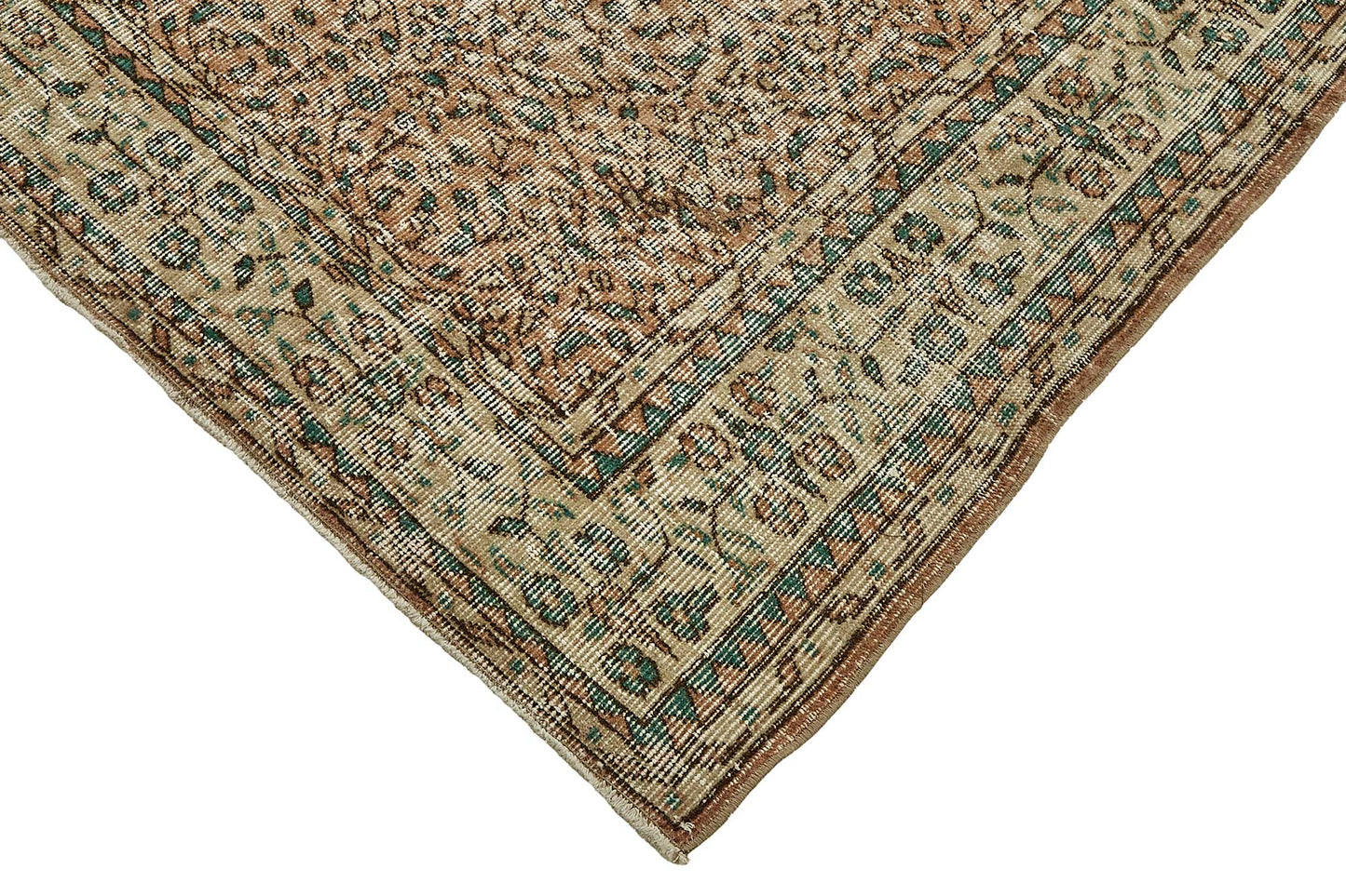 7x10 Hand-Knotted Turkish Vintage Rug - 49672