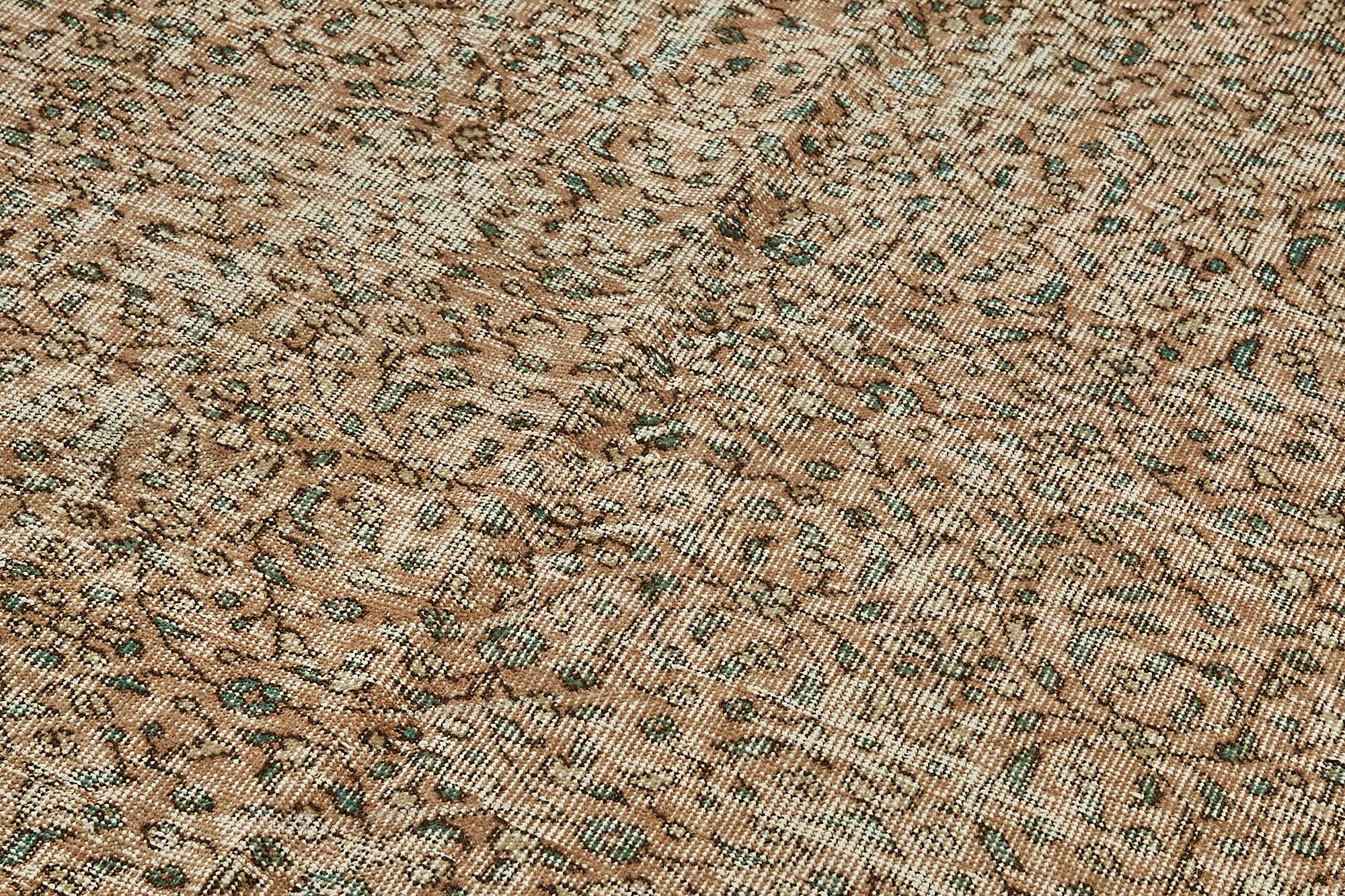 7x10 Hand-Knotted Turkish Vintage Rug - 49672