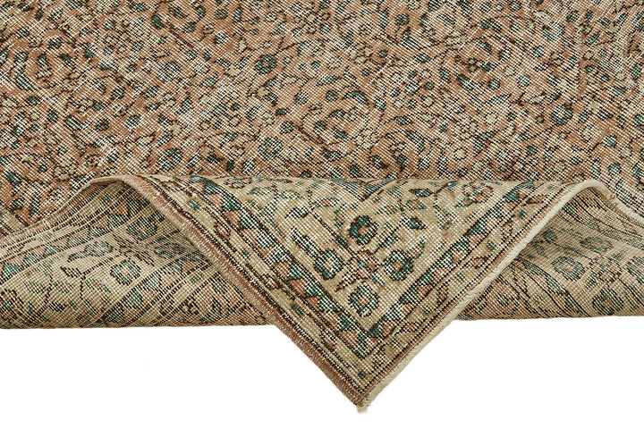 7x10 Hand-Knotted Turkish Vintage Rug - 49672