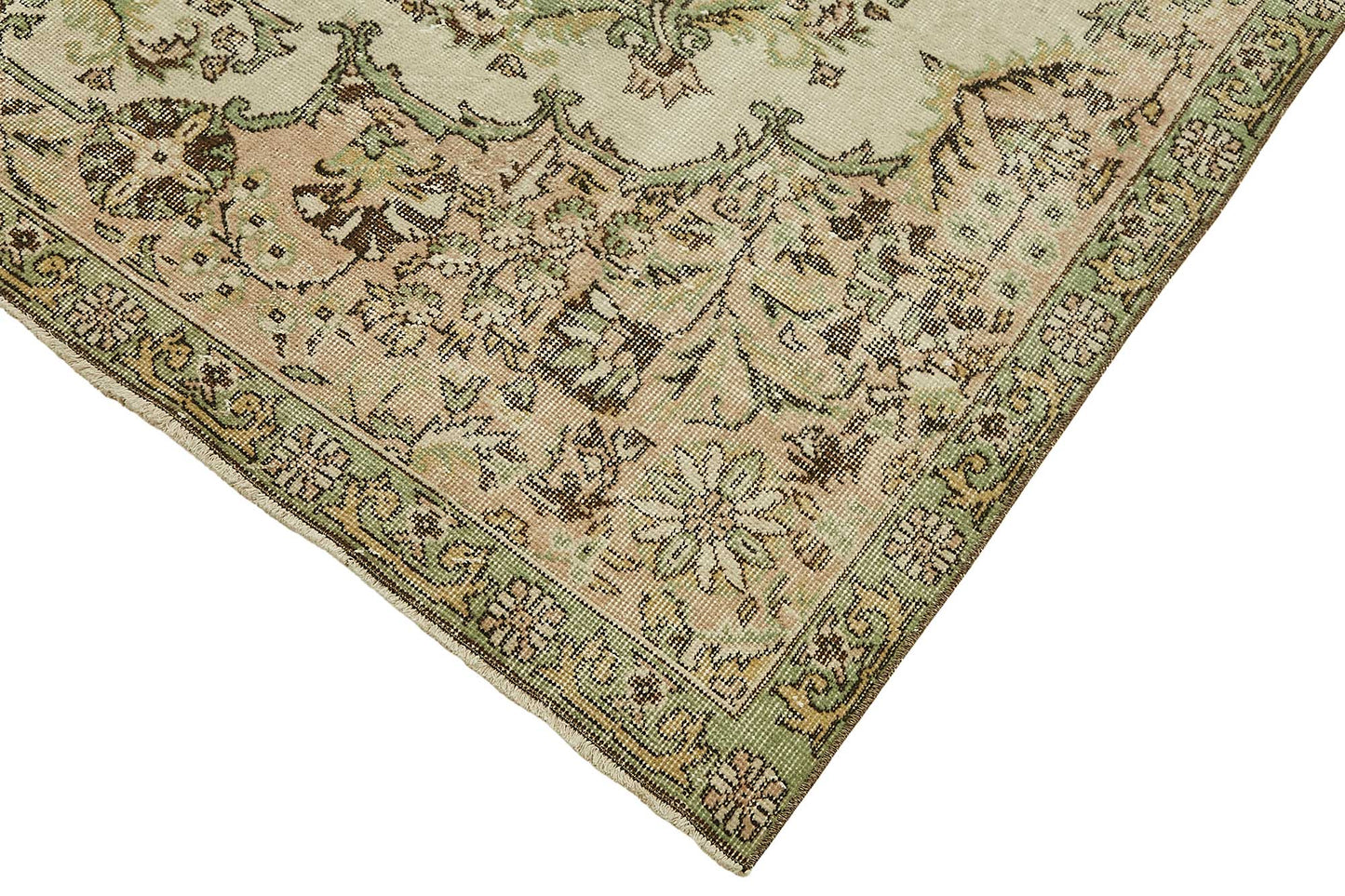 7x10 Hand-Knotted Turkish Vintage Rug - 49673