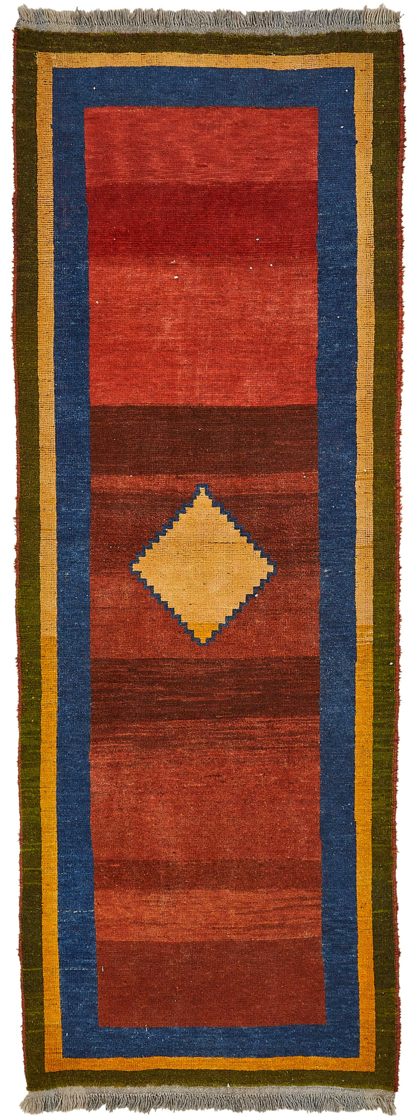 3x10 Red Handmade Oriental Rug - 49676