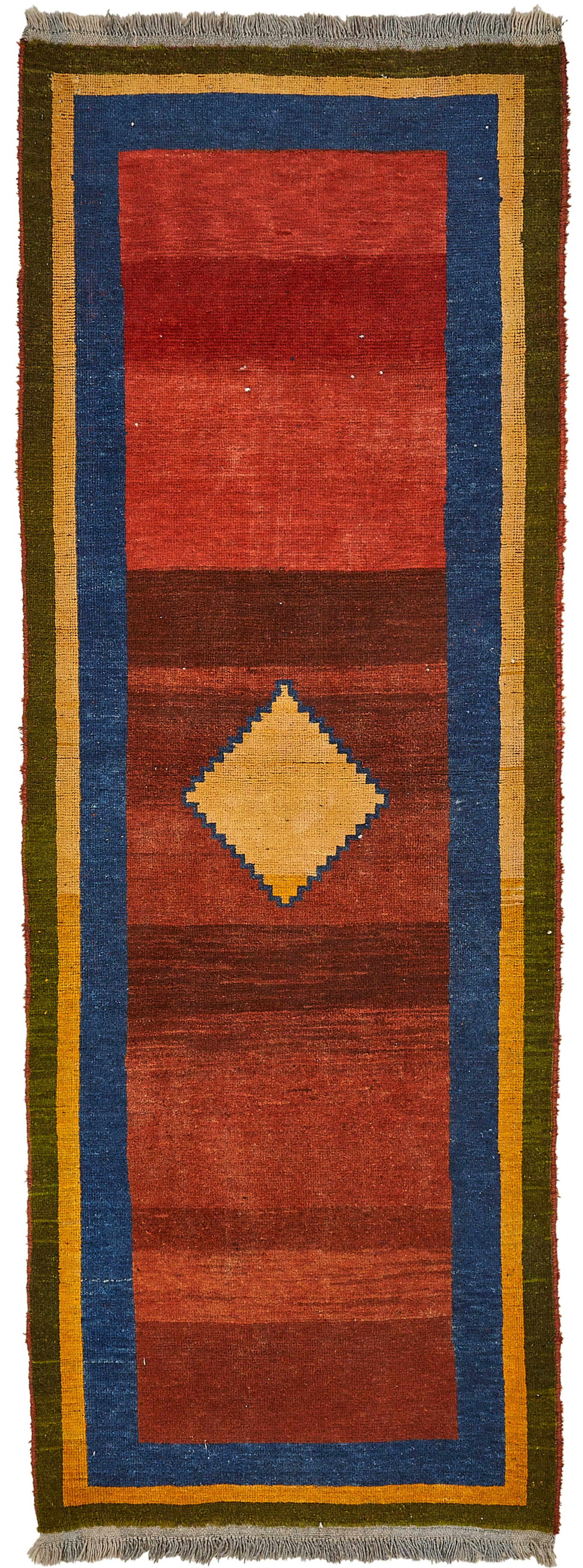 3x10 Red Handmade Oriental Rug - 49676