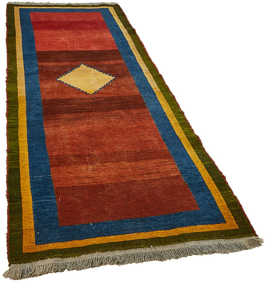 3x10 Red Handmade Oriental Rug - 49676