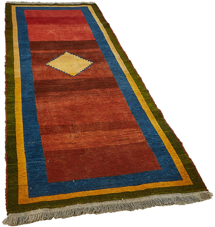 3x10 Red Handmade Oriental Rug - 49676