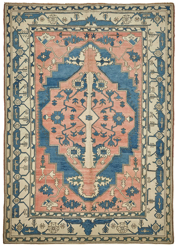 8x10 Beige Handmade Oriental Rug - 49677