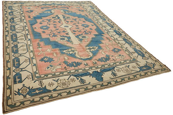 8x10 Beige Handmade Oriental Rug - 49677