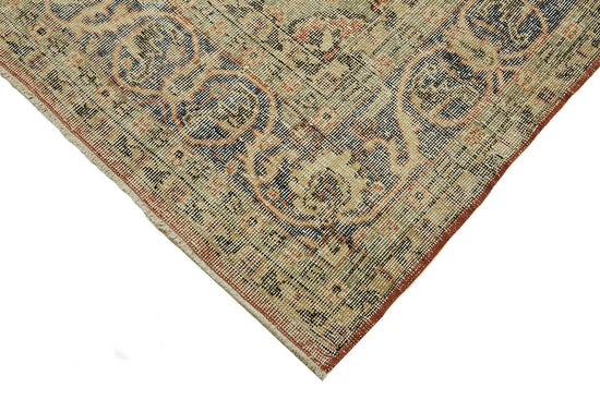 7x11 Hand-Knotted Turkish Vintage Rug - 49679