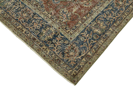 8x11 Hand-Knotted Turkish Vintage Rug - 49680