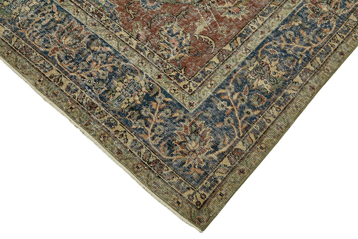 8x11 Hand-Knotted Turkish Vintage Rug - 49680