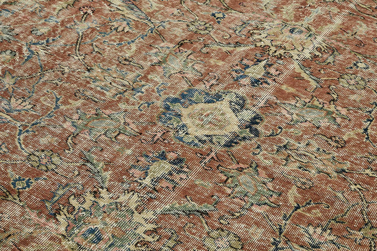 8x11 Hand-Knotted Turkish Vintage Rug - 49680