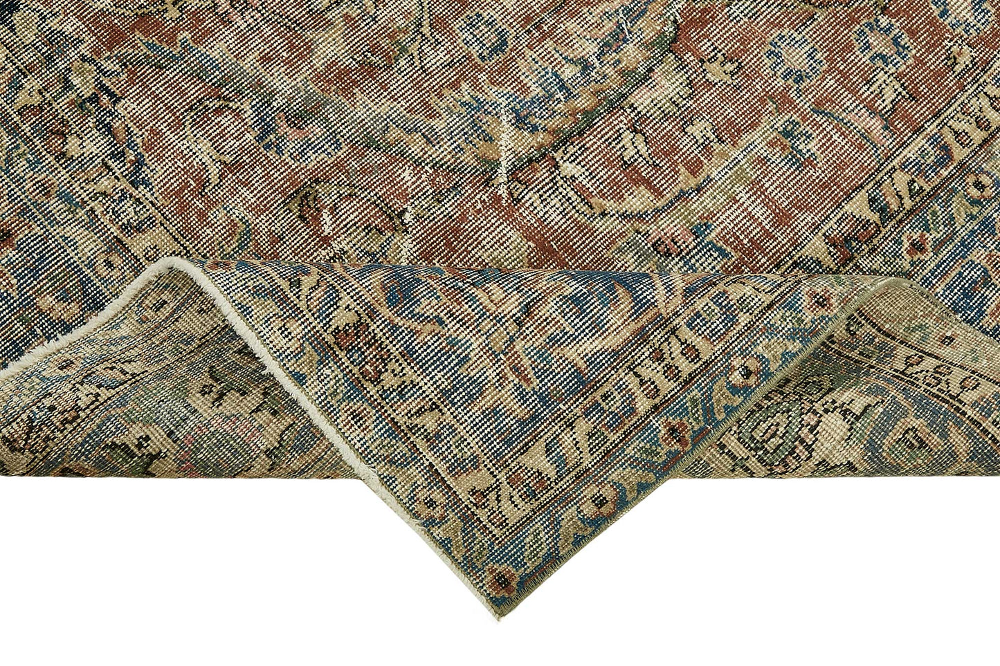 8x11 Hand-Knotted Turkish Vintage Rug - 49680