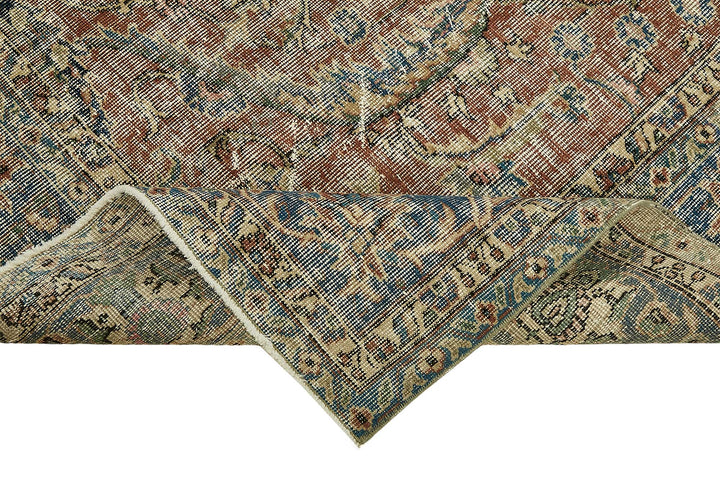 8x11 Hand-Knotted Turkish Vintage Rug - 49680