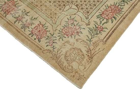 7x11 Hand-Knotted Turkish Vintage Rug - 49681