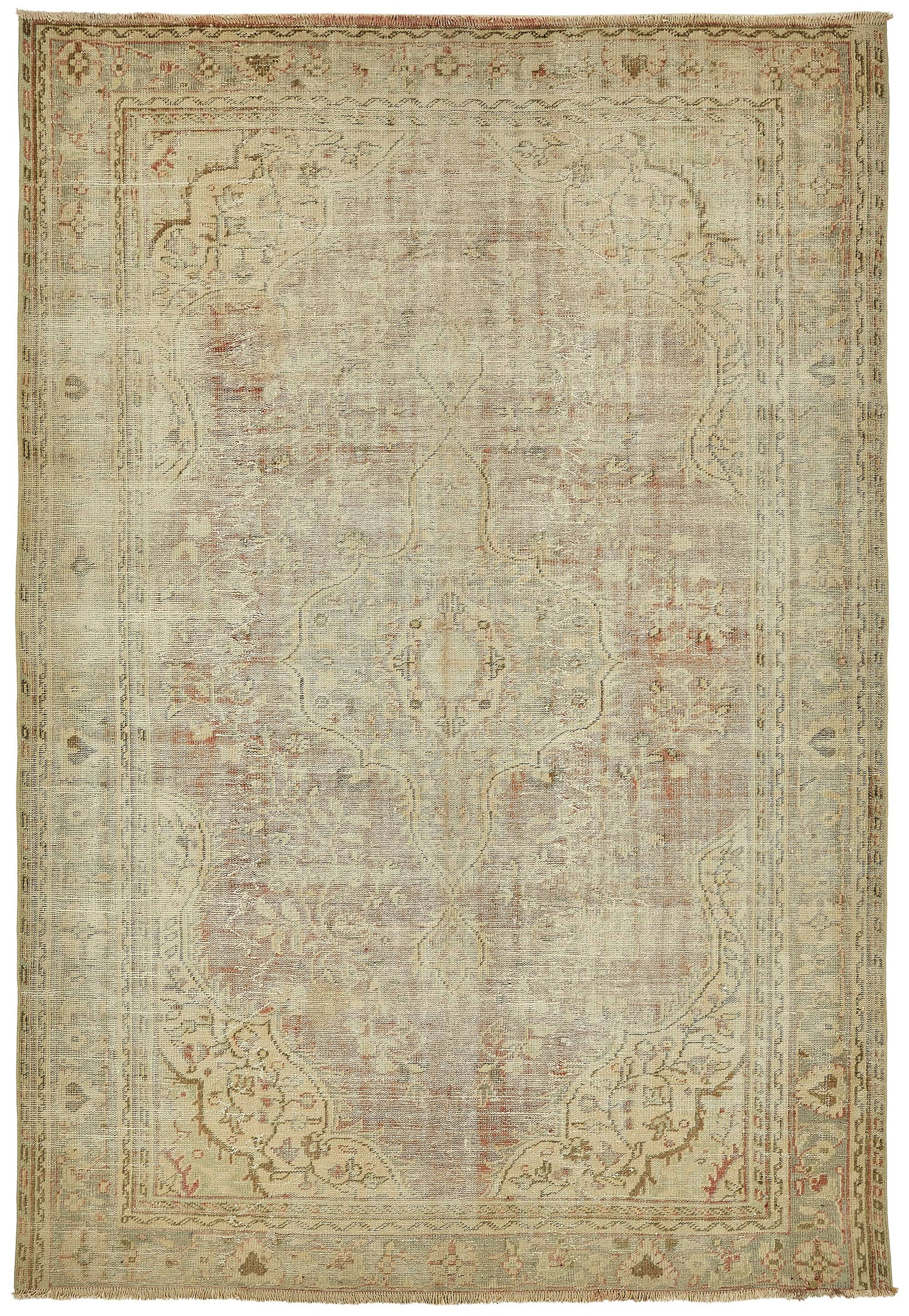 8x11 Hand-Knotted Turkish Vintage Rug - 49682