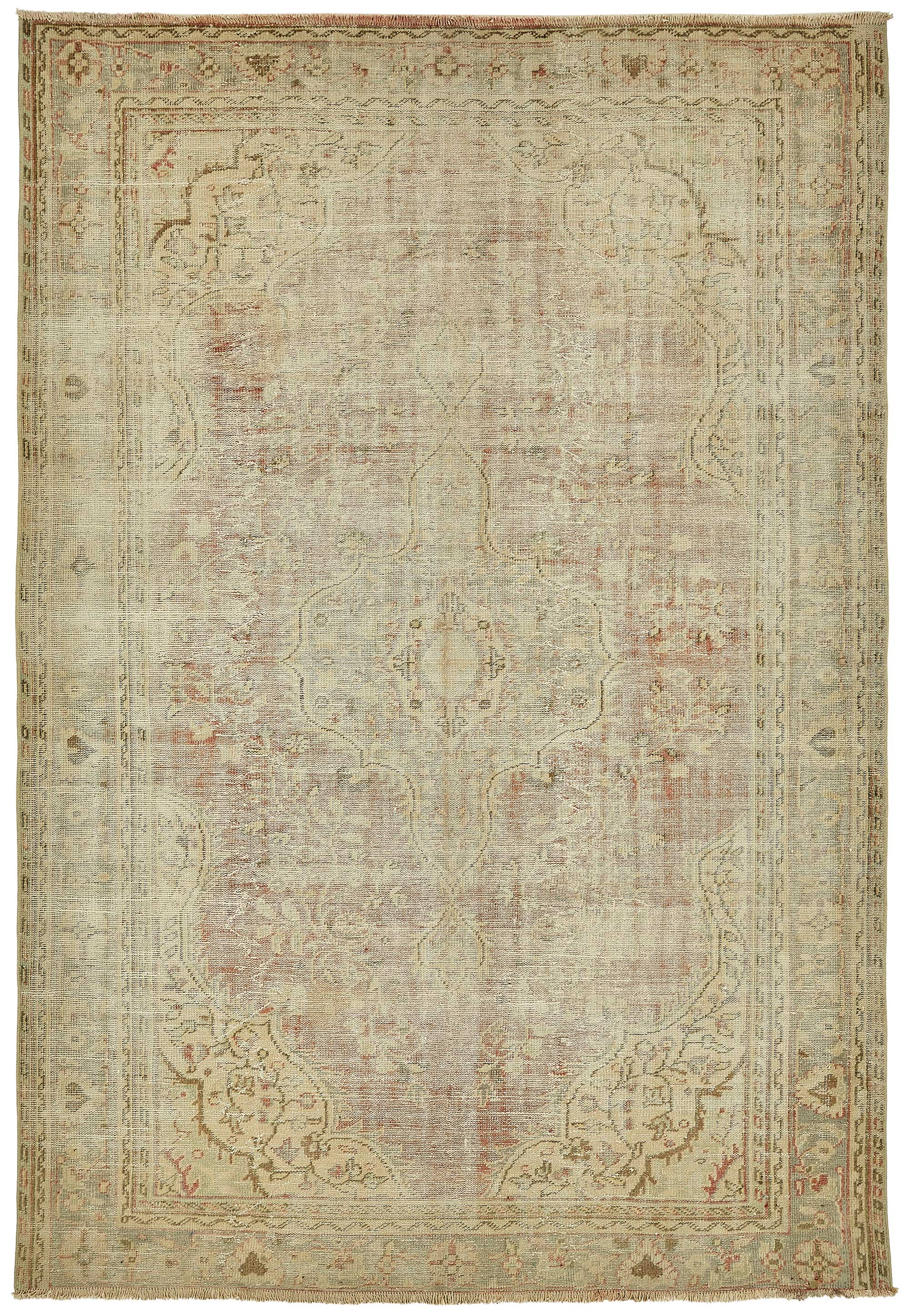 8x11 Hand-Knotted Turkish Vintage Rug - 49682